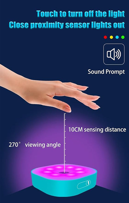 Reaction Training Lights for Kids, Speed Agility Response Training Reaction Lamp, Basketball Boxing Soccer Training Equipment Teaching Props for Sport, Fitness