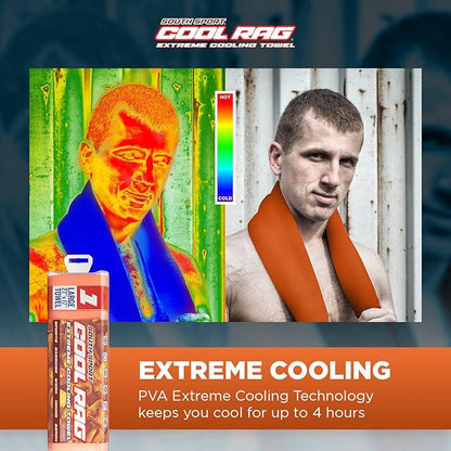 Cool RAG Extreme Cooling Towel for Heat Relief - PVA Cooling Towel for Workout, Gym, Running and for Other Outdoor Sports - Cooling Rag for Neck - Cool Towel for Quick Cooling
