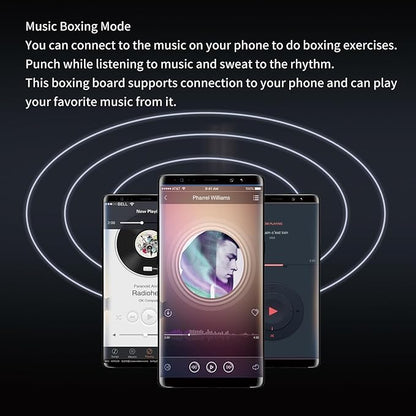 Kids Musical Boxing Machine/Mat with Boxing Gloves, 9 Modes, 420 Levels, 7 Light Effects, Memory and Reaction Training Equipment, No Installation Needed, for Children.