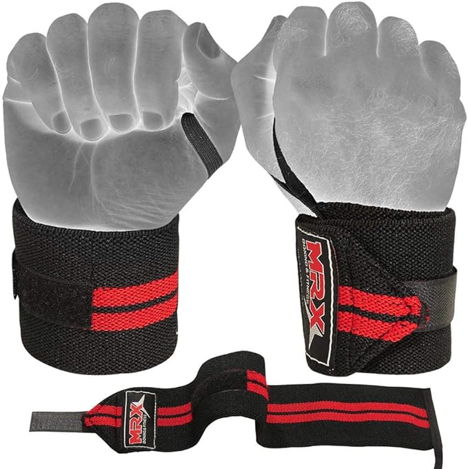 MRX Weight Lifting Gym Training Wrist Wraps for Wrist Support Bodybuilding Workout Wrap Men/Women