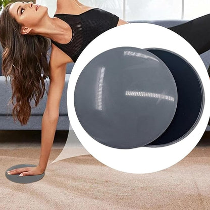 Fitness Sliders: Two-Side Sliding Discs for Home Gym and Core Workouts with Anti-Slip PP EVA Construction | Durable and Yoga Sliders