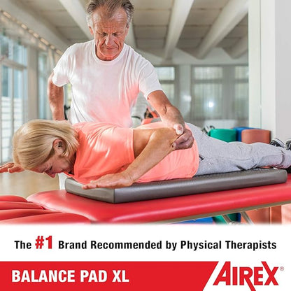 AIREX Balance Pad – Stability Trainer for Balance, Stretching, Physical Therapy, Exercise, Mobility, Rehabilitation and Core Training Non-Slip Closed Cell Foam Premium Balance Pad