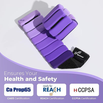Sportneer Ankle & Wrist Weights Set of 2 (1LB/2LB Each) for Women Men Comfortable Arm Leg Weight for Pilates, Running, Walking, Workout, Yoga, Water Aerobics, Pool Exercises