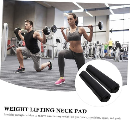 2Pcs Weight Pads for Barbell Cover Thick Shoulder Protective Pads for Neck Support During Squats Lunges Hip Thrusts Durable Comfortable Design for Workouts