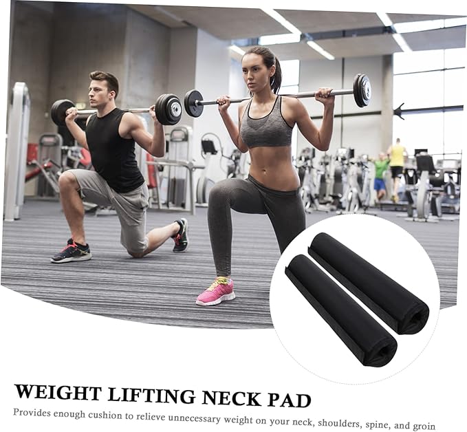 BESPORTBLE Barbell Shoulder Pads Weight Bar Multi Gym Attachment Thrusts Barbell Pads Wall Hip Thrust Pad para