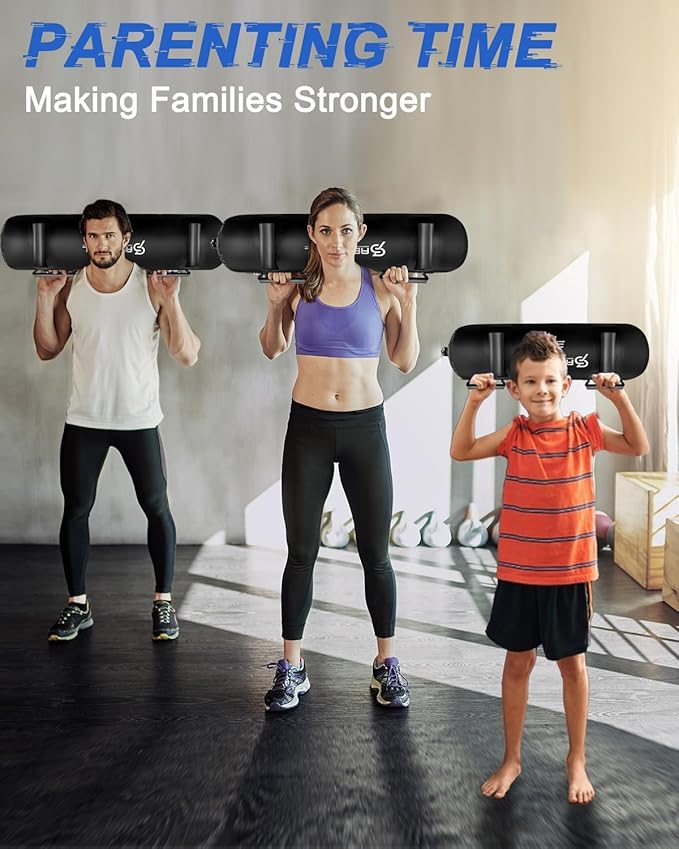 Aqua Bags for Workout 5-45lbs - Ultimate Core Water Weights Aqua Bag - Portable Stability Fitness -Stability, Core and Balance Training - Portable Fitness Equipment - Includes Three Bags