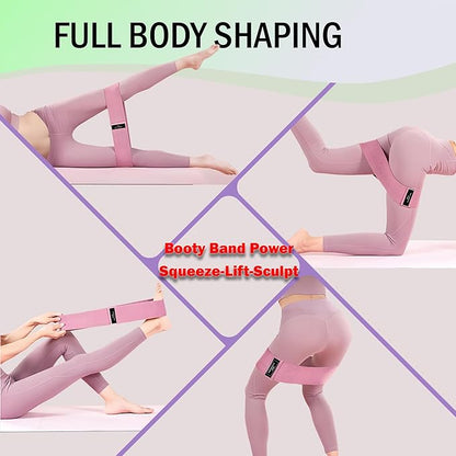 Full Body Resistance Bands Set for Women & Men, Professional Upper & Lower Body Workout Bands for Arms, Legs, Glutes, Yoga, Strength Training, Home Gym Fitness Equipment