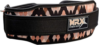 MRX Weight Lifting Belt with Double Back Support Gym Training 5" Wide Belts 11 Colors