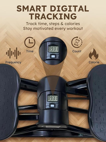 2026 New Rocking Stepper Side to Side for Exercise at Home, Fitness Rocker, Lateral Workout Machine, Women Mini Stair Gym Equipment for Apartment Dorm Office Dormitory, 330 Lbs Capacity