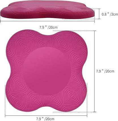 GoYonder Yoga Knee Pads 2 Pack, Yoga Knee Cushion Thick, Exercise Pads for Knees Elbows Wrist Hands Head Foam Pilates Kneeling pad