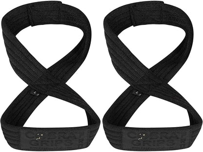Deadlift Straps Figure 8 Loop Lifting Straps The #1 Choice for Power Lifters weightlifters workout Enthusiasts