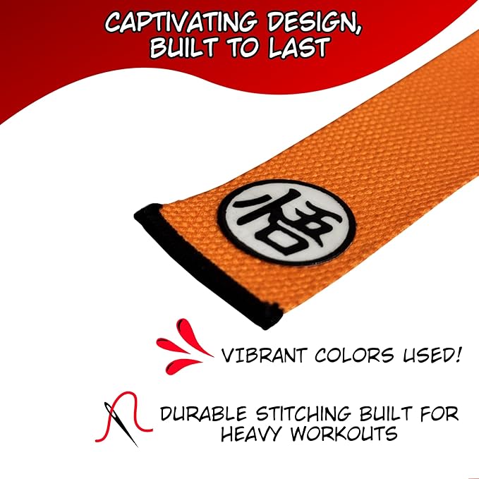 Anime Lifting Straps - Padded Wrist Straps for Weightlifting, Bodybuilding, Gym Workouts, Powerlifting, Deadlifts & Fitness (Soft Cotton 23.5 inch, 1 Pair)