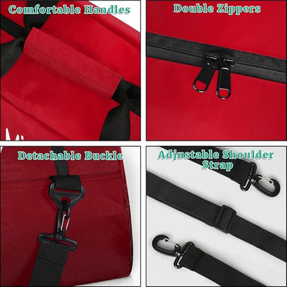 Personalized Martial Art Bag Duffel Bag for Boys Girls, Custom Taekwondo Karate Bag for Travel Weekender Practice Gradient Black