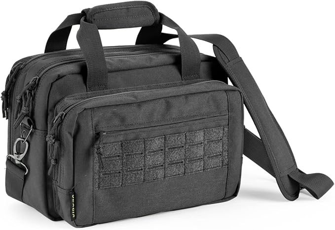 VEAGIA Range Bag,Pistol Case,Gun Range Bags For Handguns And Ammo Pouch 2 Pistols Soft Carrying Shooting Bag