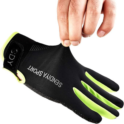 YHT Workout Gloves, Full Palm Protection & Extra Grip, Gym Fishing Fencing Gloves for Weight Lifting, Training, Fitness, Exercise (Men & Women)