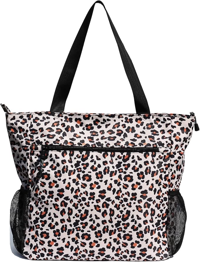Original Floral Water Resistant Large Tote Bag Shoulder Bag for Gym Beach Travel Daily Bags Upgraded