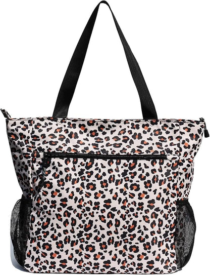 Original Floral Water Resistant Large Tote Bag Shoulder Bag for Gym Beach Travel Daily Bags Upgraded