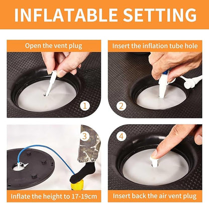 exercise balance ball, half a yoga ball, fitness ball, suitable for core stability training in home gyms, non-slip surface, and balance sports equipmen