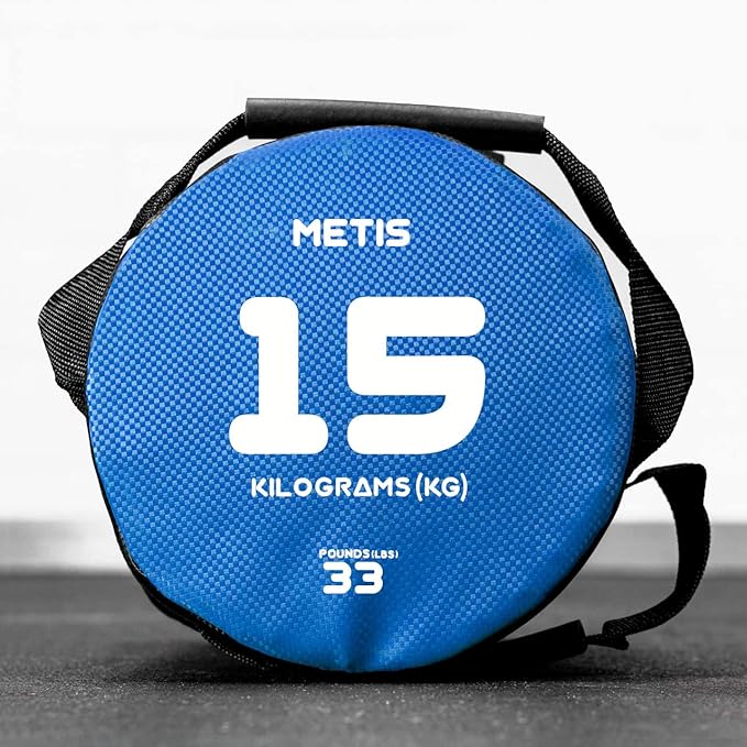 METIS Power Bags – 11lbs to 66lbs | Strength Training Fitness Equipment – Home Exercise and Gym Fitness | Prefilled Powerbag Weights for Powerlifting, Crossfit & MMA