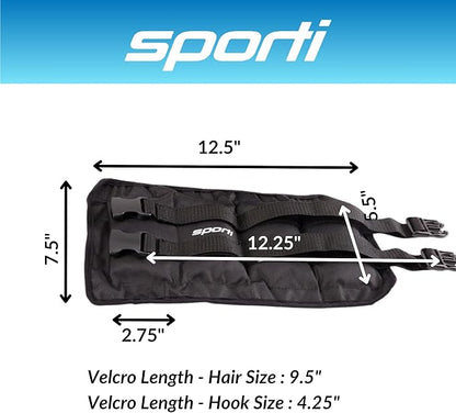 Sporti Fitness Ankle Weights - Water Ankle Weights for Aqua Belt Pool Exercise, Comfortable Fit