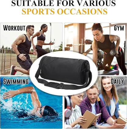 Small Sports Gym Bag Workout Lightweight Mini Duffel Bags for Men Women,Daily Bag,Medium(Black)