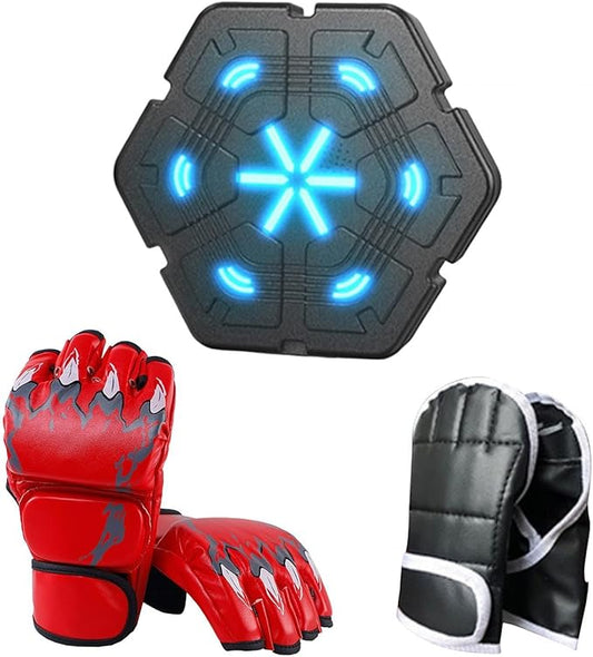 1 Boxing Electronic Music Punching Mounted Reaction Target Comfortable Material Suitable for Home Fitness Adults Children Indoor Exer