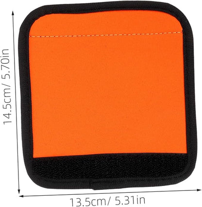 Milisten 2Pcs Detachable Horizontal Bars Grip Pads Non-Slip Polyester Barbell Pad for Strength Training Exercise Gear for Home Gym Protectors for Hip Thrusts