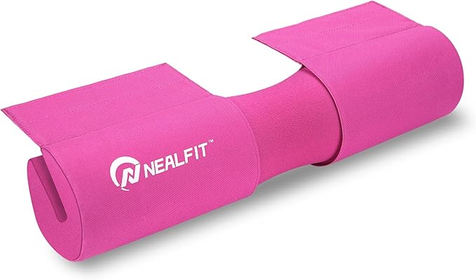 Barbell Squat Pad with Thick Nylon Padding, Hip Thrust Pad for Squats, Lunges, Neck Shoulder Squat Pad for Olympic or Standard Bars