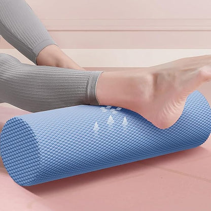 12 Inch EVA Soft Dot Foam Roller for Muscle Therapy, Yoga and Balance Exercises, High-Density Massage Roller, Foam Roller for Back, Legs for Home, Gym and Travel (Blue#L)
