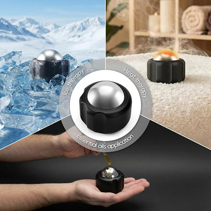 Ice Massage Roller Ball for Pain Relief & Muscle Recovery – Cooling Cold Therapy Roller for Plantar Fasciitis, Deep Tissue, and Sore Muscles