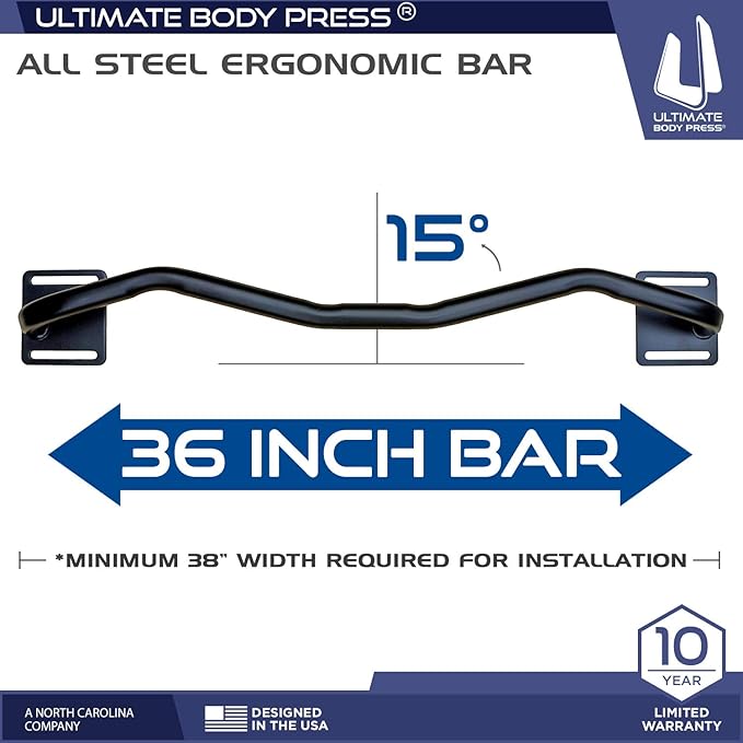 Ultimate Body Press Wall Mounted Doorway Pull Up Bar