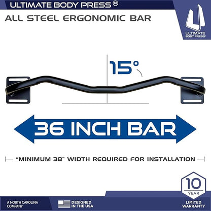 Ultimate Body Press Wall Mounted Doorway Pull Up Bar
