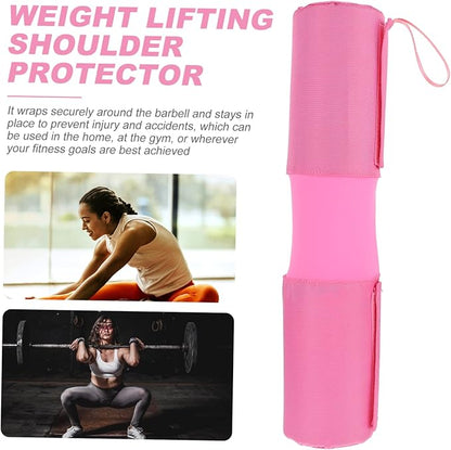 Totority Barbell Pad for Strength Training Hip Thrust Cushion Grey Barbell Pad Protective Shoulder Cover Random Style