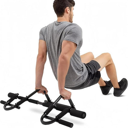 2025 Upgrade Pull Up Bar, 440 lbs Heavy Duty Upper Body Fitness Workout Bar| Multi-Grip Strength for Doorway | Indoor Chin-Up Bar Fitness Trainer for Home Gym Portable