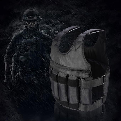 20kg Weighted Vest, Adjustable Bodybuilding Weight Vest with Removable Sandbags Fitness Training Gym Heavy Body Exercise for Weight Training Exercise