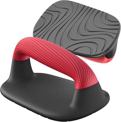 Kipika Push Up Bars, Pushup Stands, Anti-Slip Soft Plastic Push Up Handles, Bottom Anti-Slip Pad, Strength Training Equipment, Perfect for Floor Workout Exercise