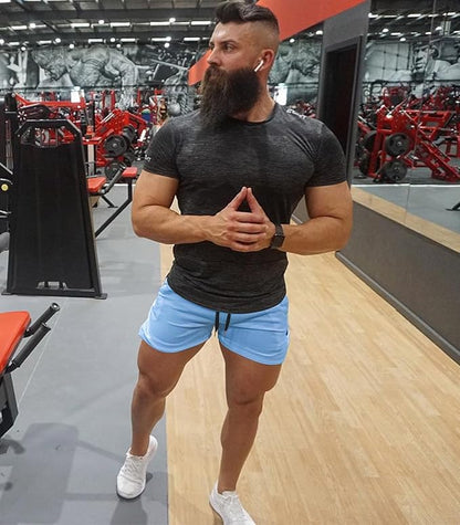 Surenow Mens Running Gym Shorts 3 Inch Breathable Lightweight Athletic Sport Shorts Training Workout Shorts with Pockets