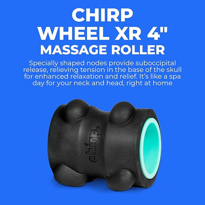 Chirp Wheel XR Massage Roller for Neck & Headache Relief – Rejuvenate Body, Spinal Care & Tension Through Thumb Pressure Release | High-Density Foam for Physical Therapy, 500lbs Capacity, 4" Mint