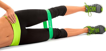 ProsourceFit Loop Resistance Bands Set of 3, 2-inch Wide for Leg Exercises and Physical Therapy