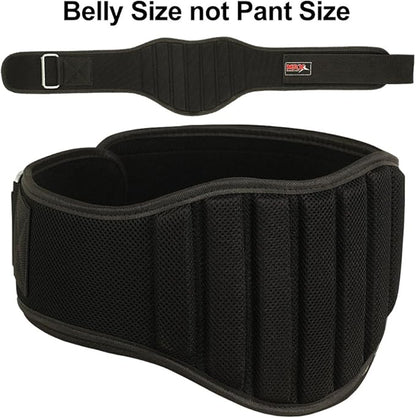 MRX Weight Lifting Belts for Men Fitness Training Gym Back Support Powerlifting Belt 8" Wide Workout Belts for Deadlift, Squat, Weightlifting, Strength Training