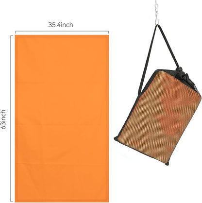 Microfibre Towel Extra Large for Beach, Travel, Swimming, Bath– Quick Dry, Ultra Compact, Sand Free, Lightweight & Super Absorbent(Orange,78x35 in)