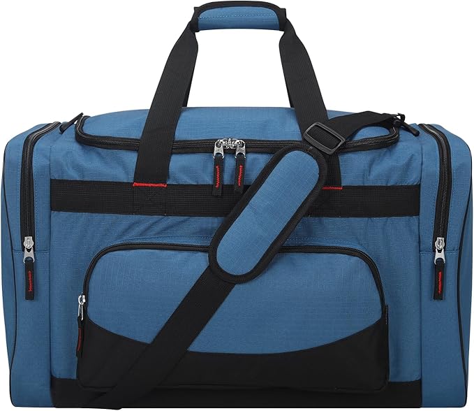 Gym Bag 22 inch Sport Duffle Bag for Men - 55L Weekender Duffel Bag for Travel 22“×12”×13“ - Royal Blue