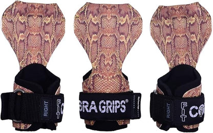Cobra Grips PRO Weight Lifting Gloves Heavy Duty Straps Alternative with Power Lifting Hooks Padded Wrist Support for Deadlifts & Bodybuilding