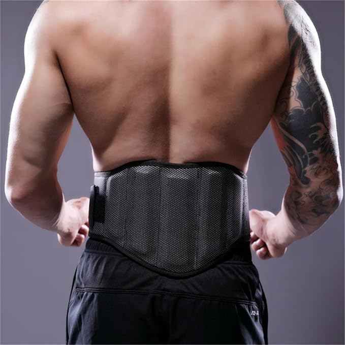 High-Strength Weight Belt with Buckle - Comfortable and Reliable Lower Back Support for Weightlifting - Durable Material, Adjustable Size