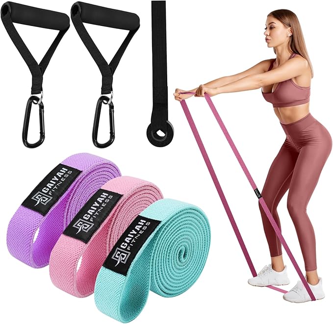 Long Bands for Working Out - Long Resistance Bands for Women Long Workout Bands Long Resistance Bands for Working Out Long Loop Resistance Bands Large Loop Resistance Bands Body Bands for Working Out