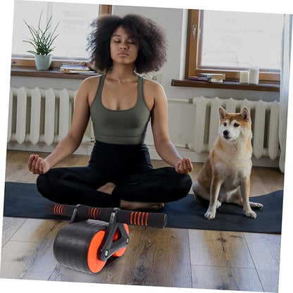 SUPVOX 1Pc Ab Roller Wheel Durable Non Slip Abdominal Exercise Equipment for Home Gym Silent Movement for Beginners Advanced Fat Burning Core