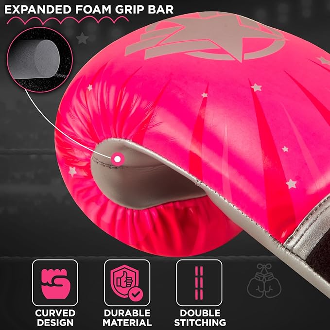 WYOX Kids Boxing Gloves 4oz 6oz 8oz – Youth Punching Gloves for Boys & Girls Ages 3–15 – Sparring Gloves for Punching Bag, Kickboxing, Muay Thai, MMA – Boxing Gloves for Kids Training Set