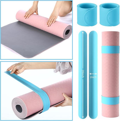 Yoga Bag Set for Women Including Yoga Mat Tote Bag, Booty Resistance Bands, Non Slip Sports Socks Silicone Ties for Pilates Travel Workout Office Home Gym