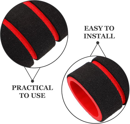 Pull-up Bar Handle Covers 3pcs Foam Sleeve Pads 100mm Anti-Skid Barbell Pad for Door Frame Pull-up Bars Fitness Equipment Protection Grip