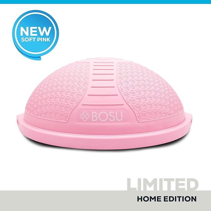 Bosu Half Ball Home Balance Exercise Trainer for Strength and Flexibility Workouts with Built to Last Burst Resistant Material and Hand Pump